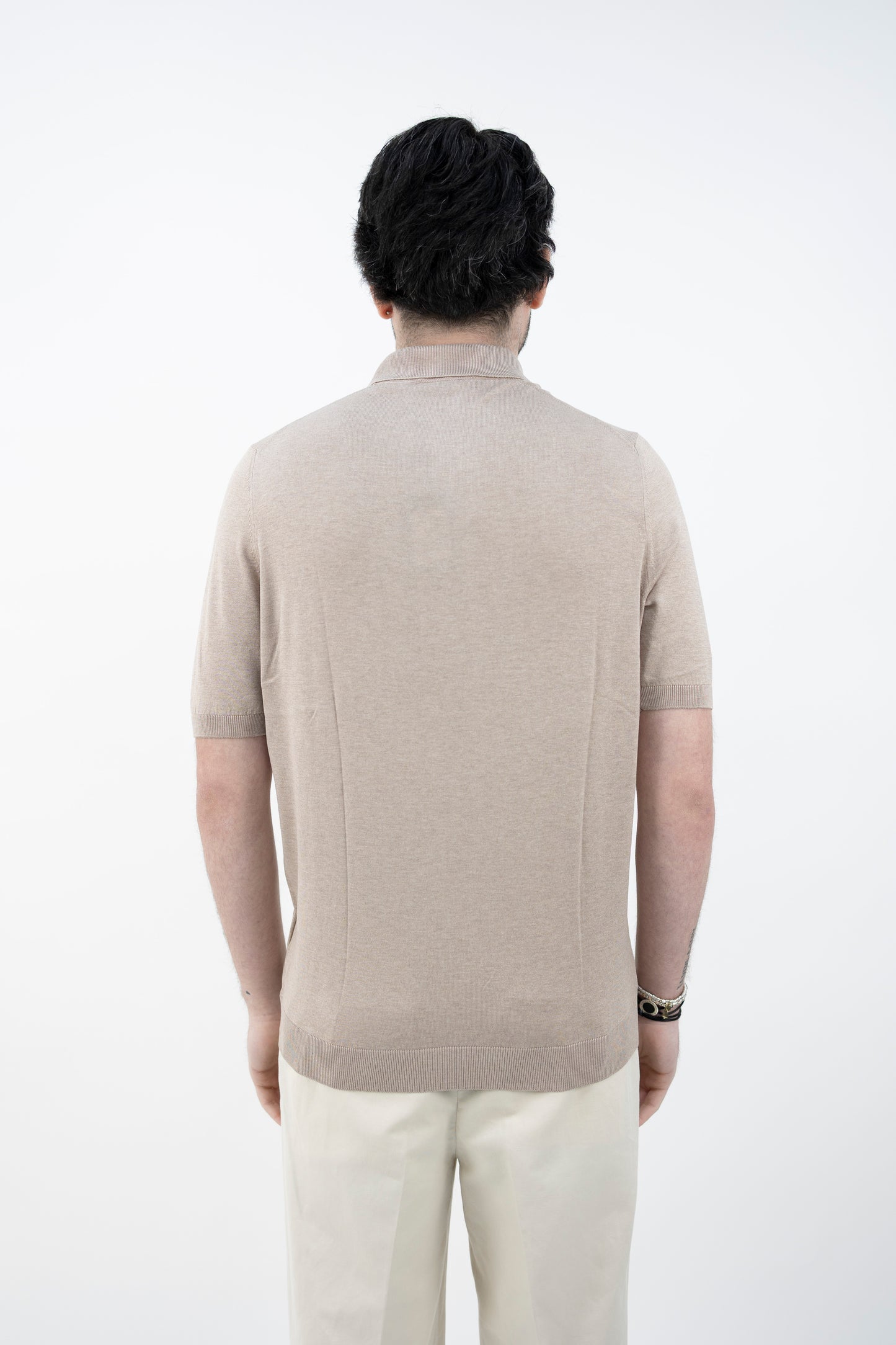 POLO SETA BEIGE 43110/23503/030 GRAN SASSO