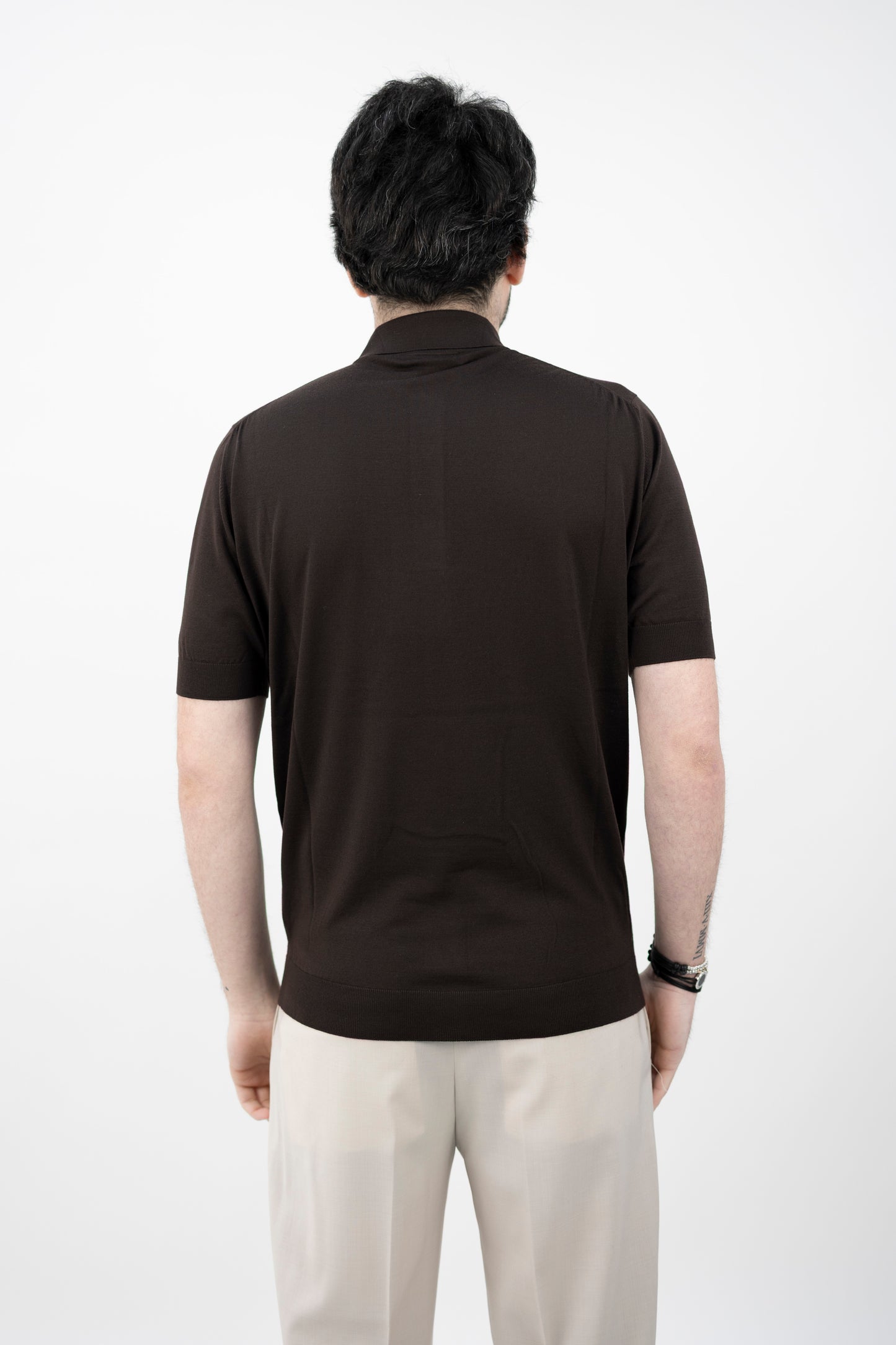 POLO LANA 180S MORO PL1MC 18021R 190 Filippo De Lurentiis