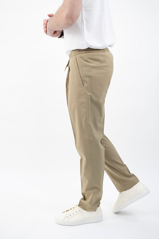 PANTALONE WIMBLEDONSQD BEIGE 300082 153 Quattro decimi BY Briglia