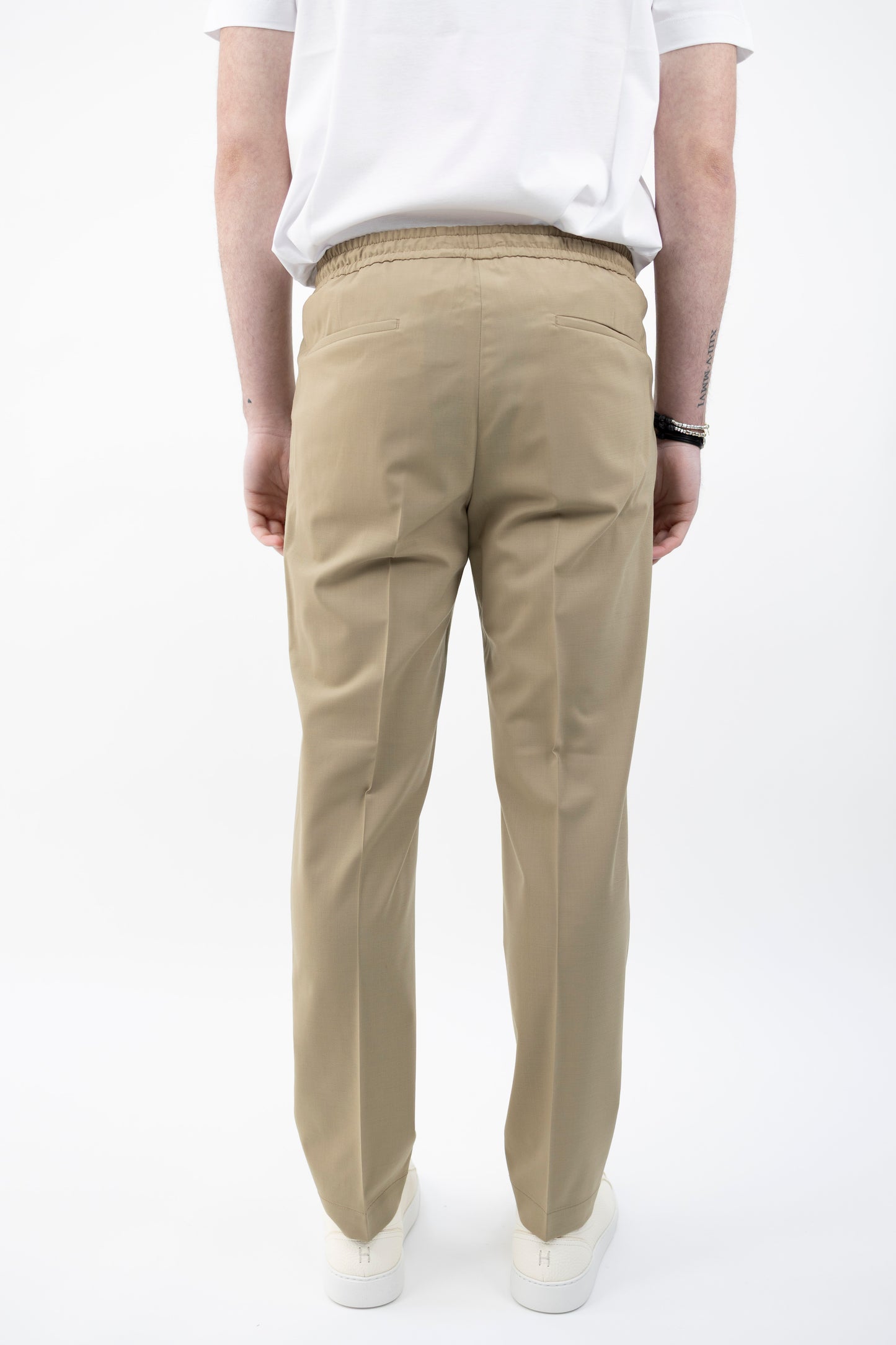 PANTALONE WIMBLEDONSQD BEIGE 300082 153 Quattro decimi BY Briglia