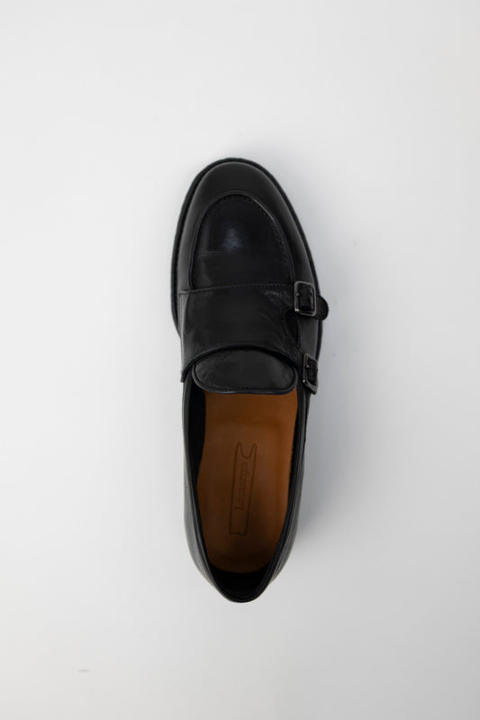 MOCASSINO DOPPIA FIBIA NERO HD15A LEMARGO