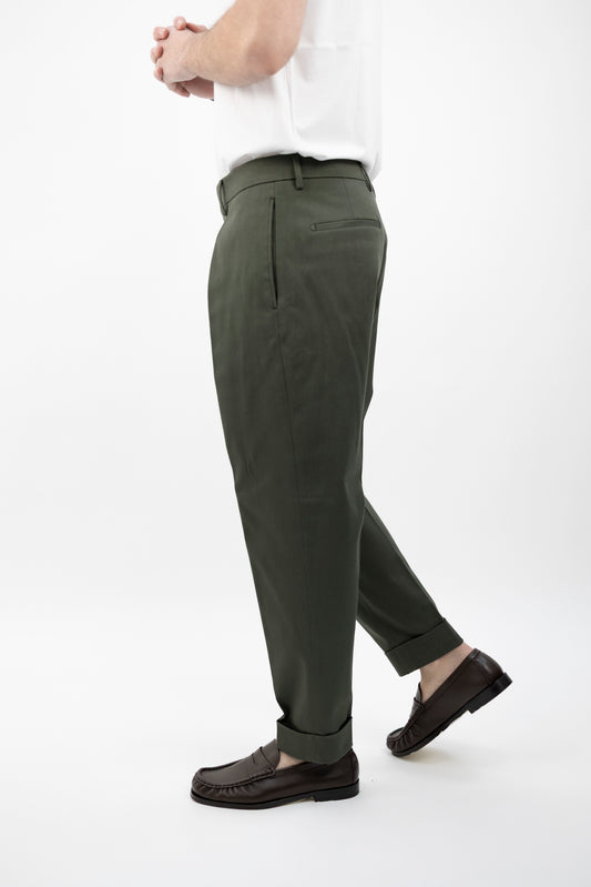 PANTALONE CHIAIA ARMY COTONE TS1660X BERWICH