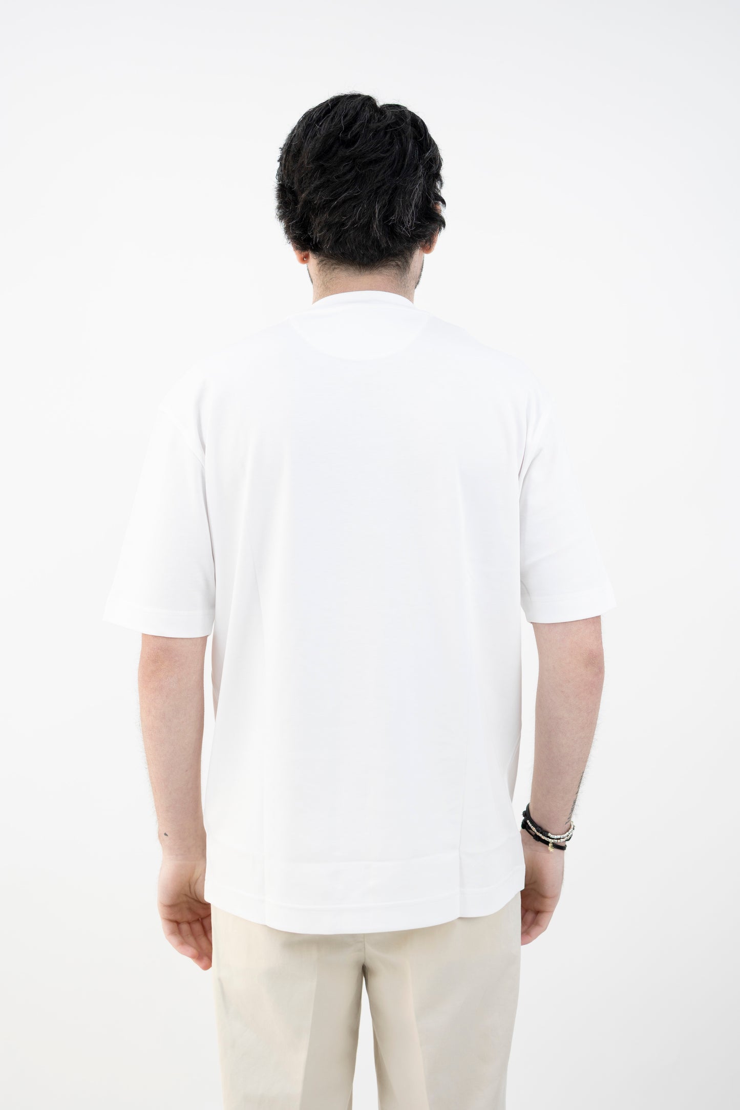 T-SHIRT COTONE INTERLOK BIANCA DC1-55201 100 Della Ciana