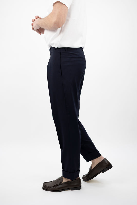 PANTALONE CHIAIA BLUE WOLLSTRETCH FA1755X BLUE BERWICH