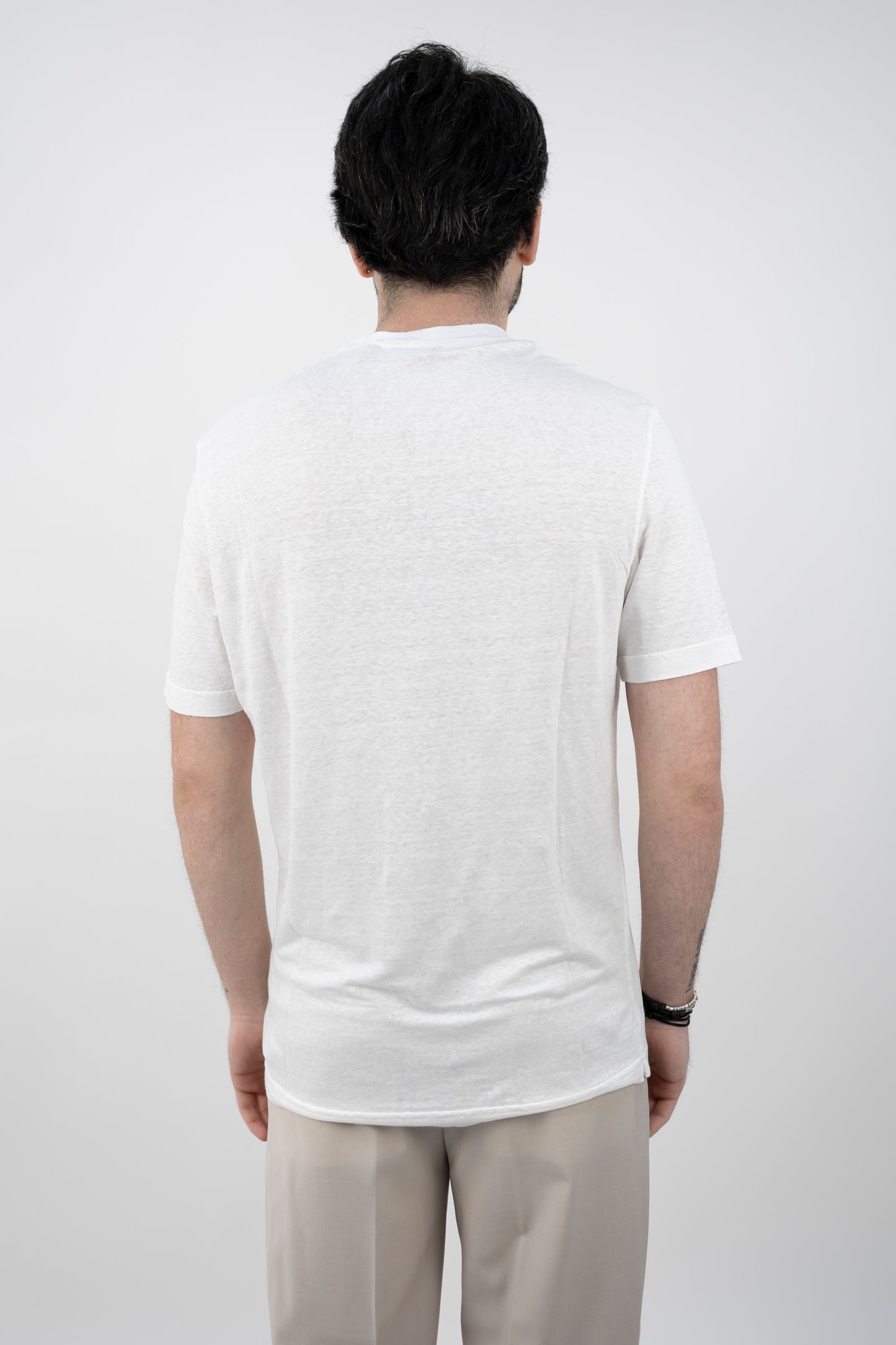 T-SHIRT LINO BIANCA TSMC JERLIN U001 Filippo De Lurentiis