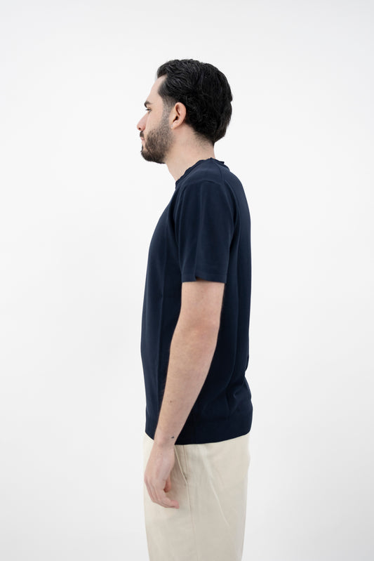 T-SHIRT DRY COTTON BLU NOTTE DF0307 23 DANIELE FIESOLI