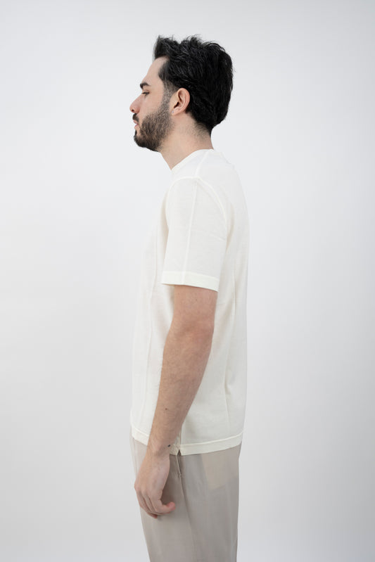 T-SHIRT TSMC/JCREPE AVORIO U031 Filippo De Lurentiis