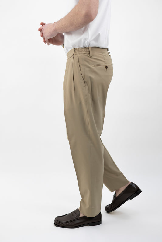 PANTALONE PORTOBELLOSQD BEIGE 300082 153 Quattro decimi BY Briglia
