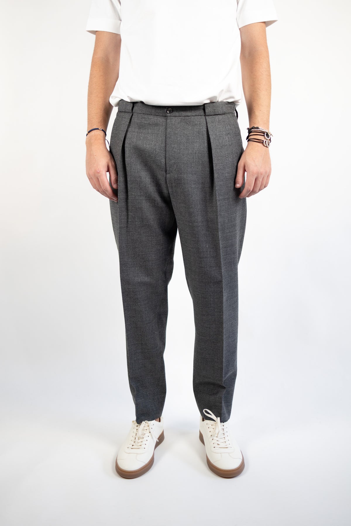 PANTALONE PORTOBELLO GRIGIO QUATTRO DECIMI BY BRIGLIA