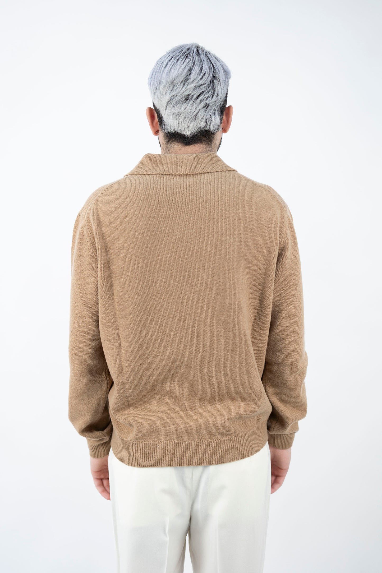 POLO SKIPPER IN LANA&CASHMERE CAMMELLO DF0073 035 DANIELE FIESOLI