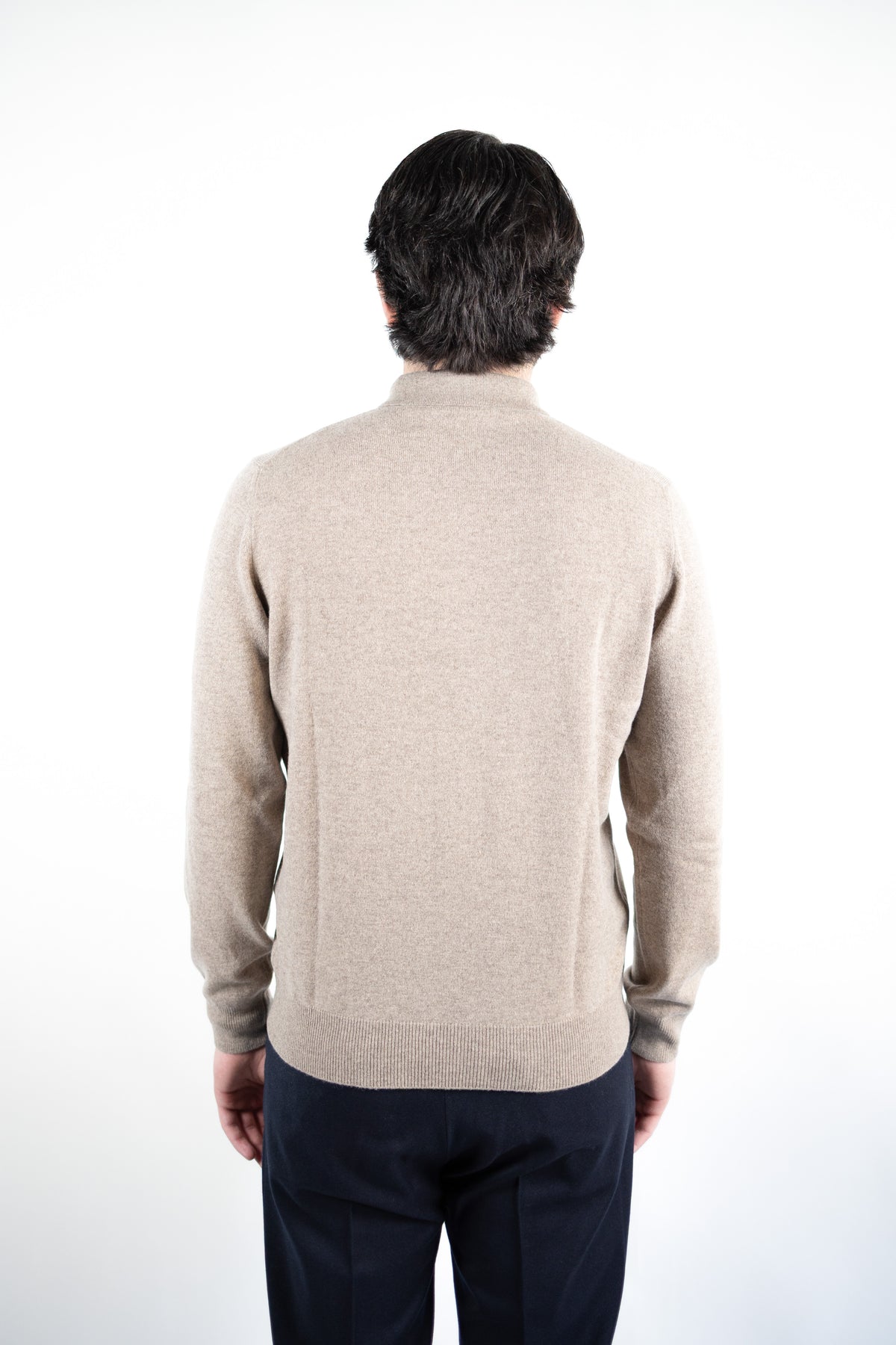 POLO IN LANA & CASHMERE NOCCIOLA GRAN SASSO