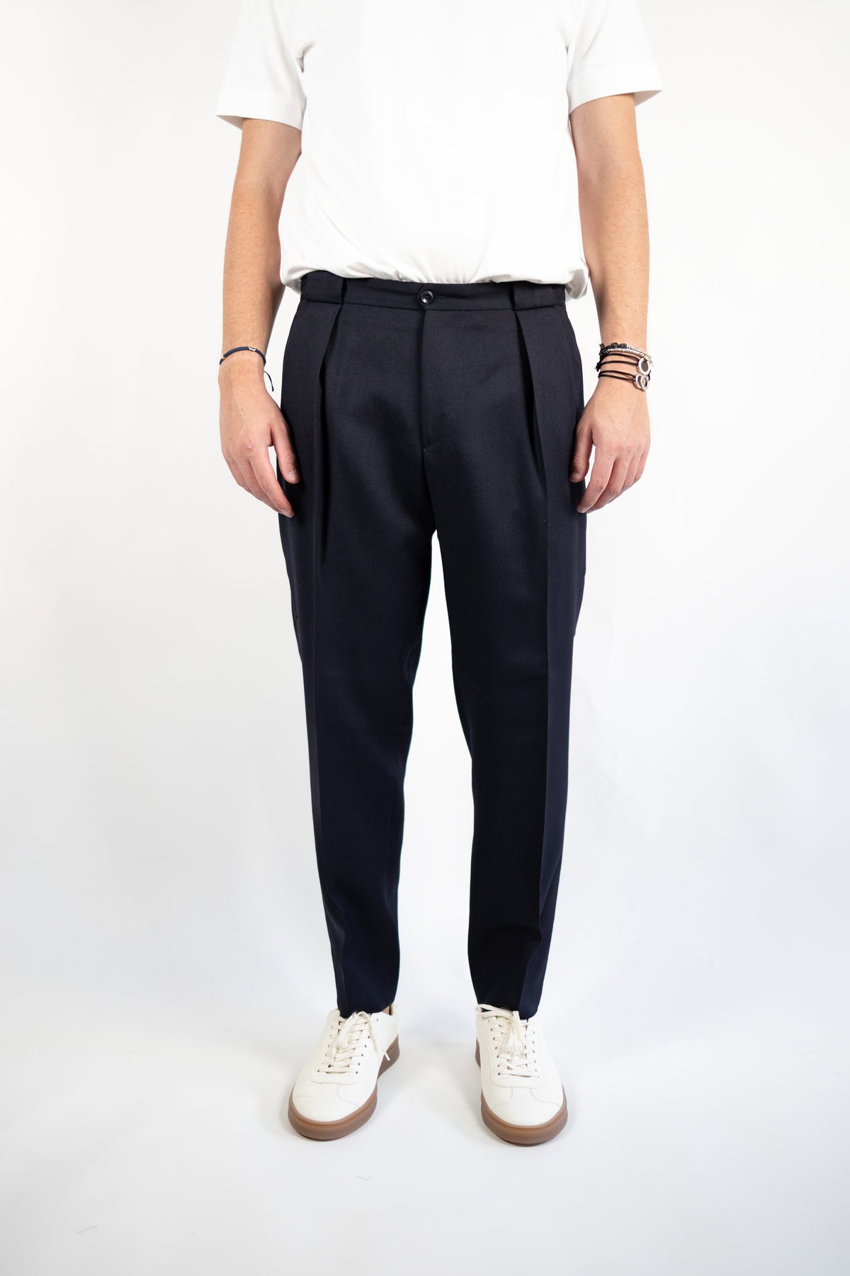 PANTALONE PORTOBELLO BLU QUATTRO DECIMI BY BRIGLIA