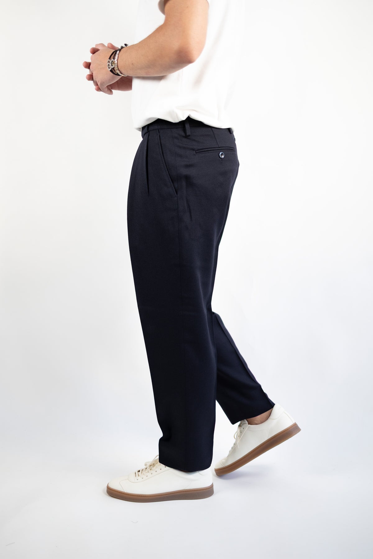 PANTALONE PORTOBELLO BLU QUATTRO DECIMI BY BRIGLIA