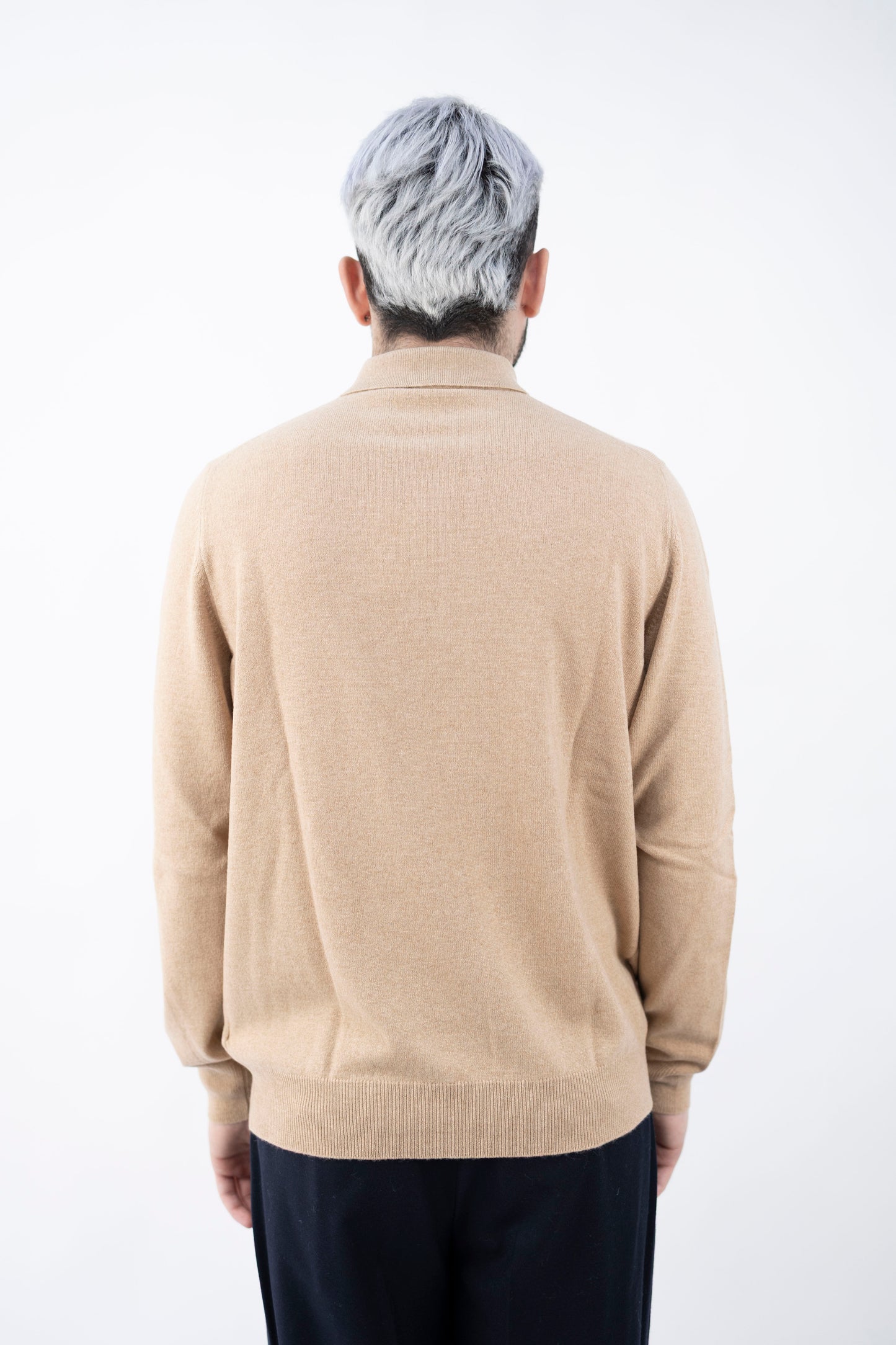 POLO IN LANA&CASHMERE CAMMELLO 55132/19690 126 GRAN SASSO