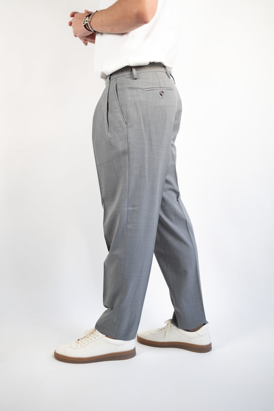 PANTALONE PORTOBELLO GRIGIO LANA MARZOTTO QUATTRO DECIMI BY BRIGLIA