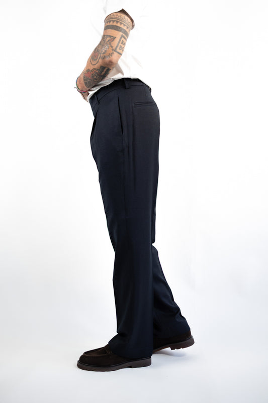 PANTALONE LUCANO FLANELLA NAVY BERWICH
