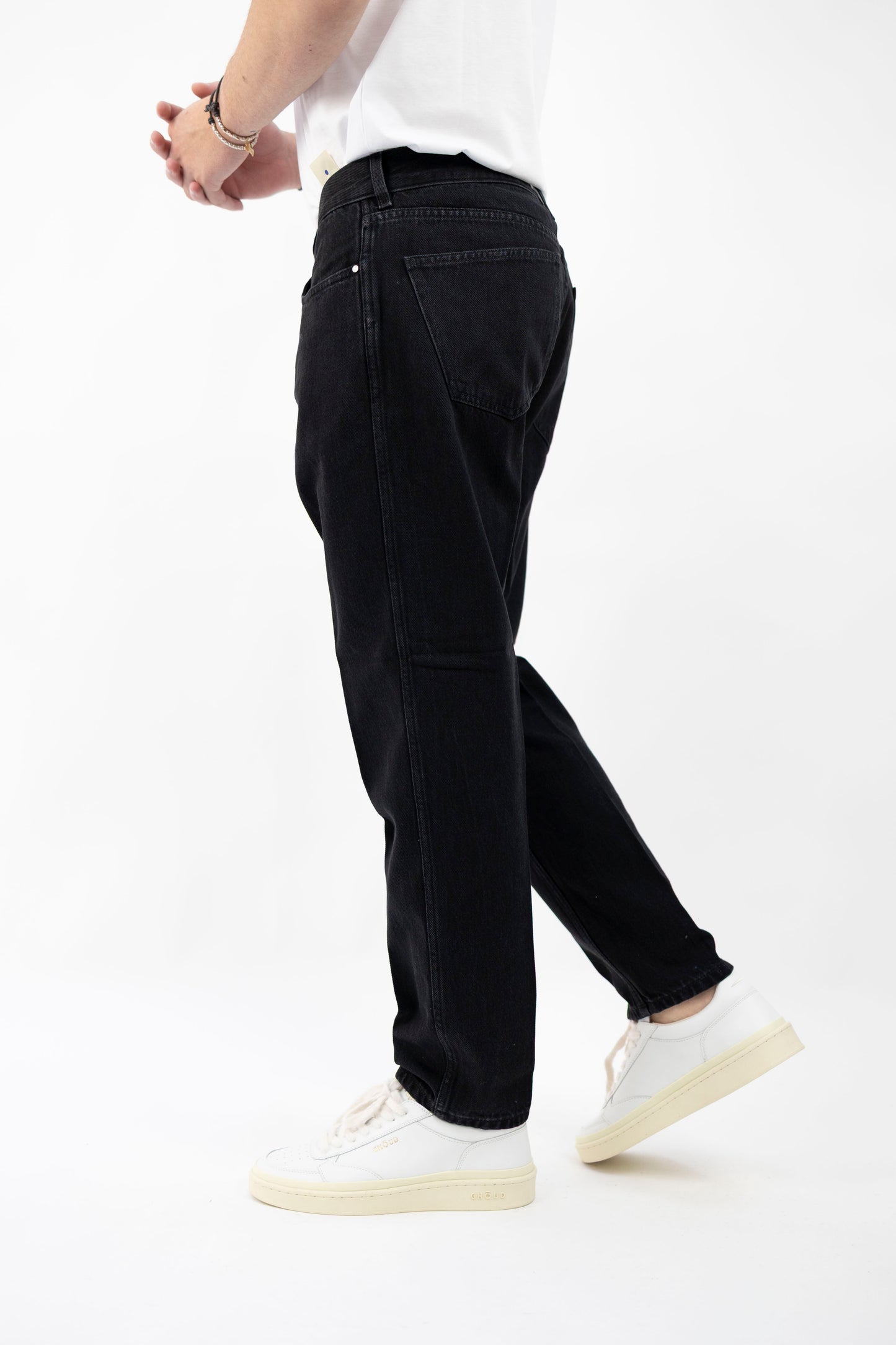 JEANS DENIM NERO SEOUL DTFABB M2F5043 DON THE FULLER