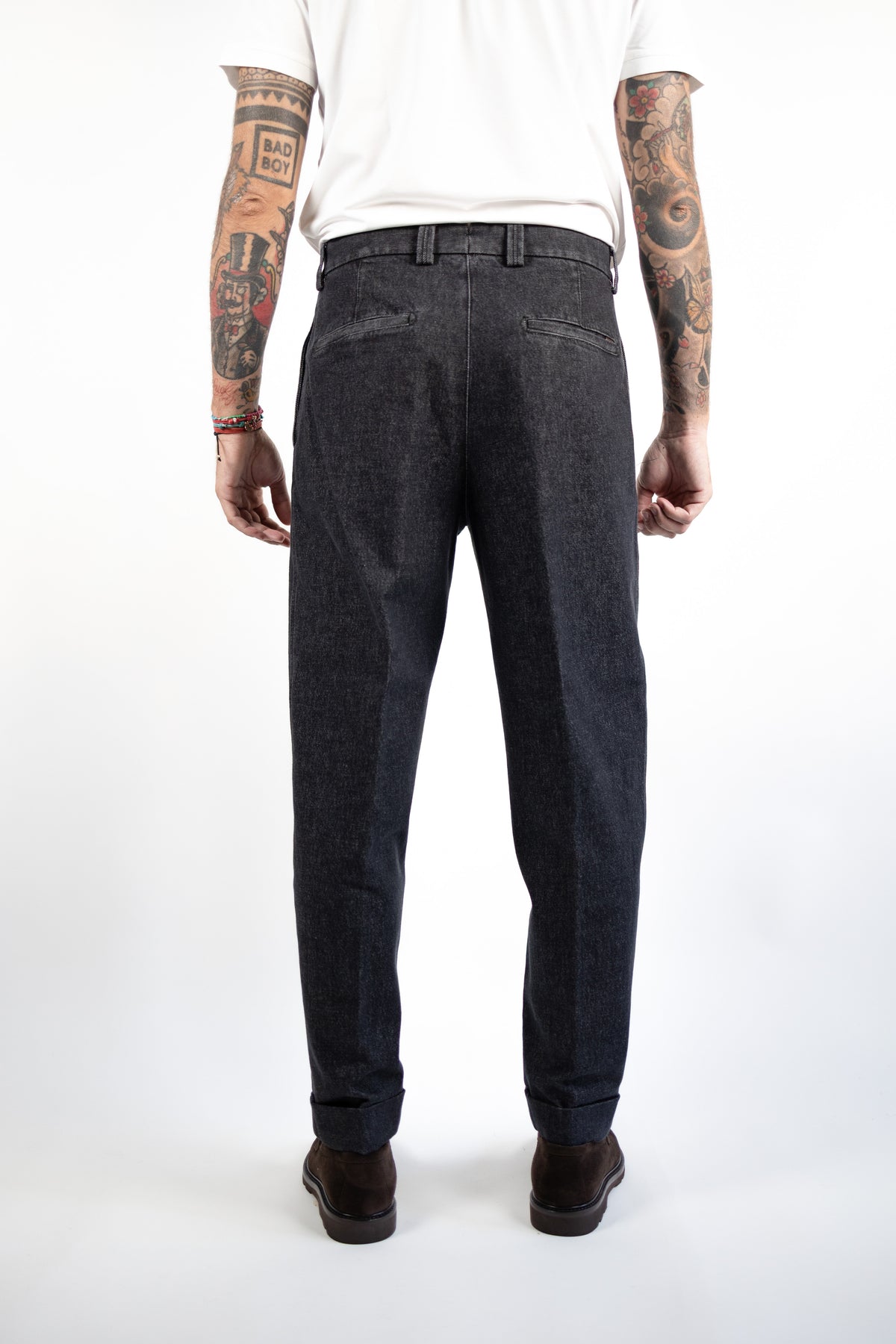 PANTALONE CHIAIA DENIM BLACK BERWICH