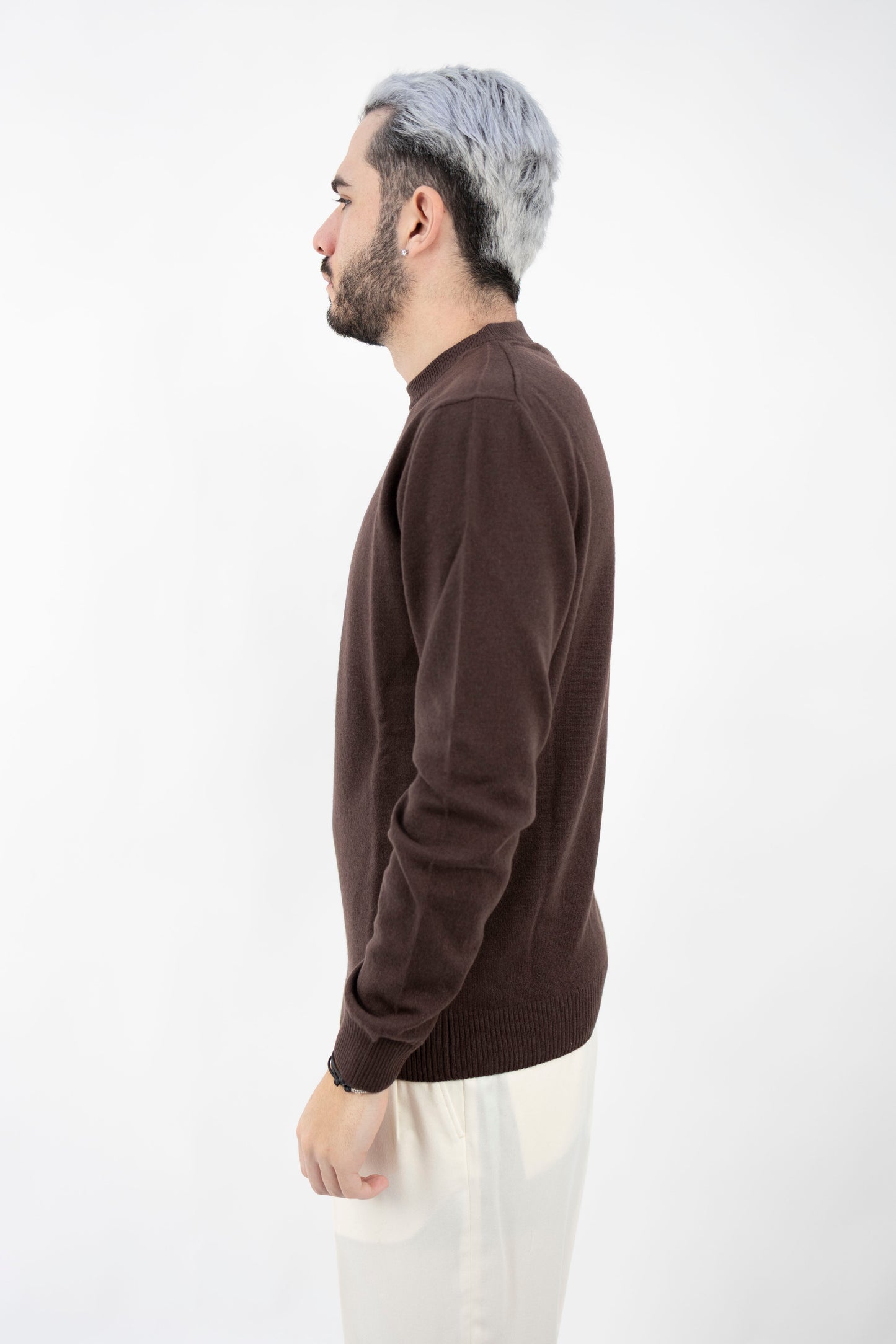 PARICOLLO IN CASHMERE MARRONE SE9010 033 DANIELE FIESOLI