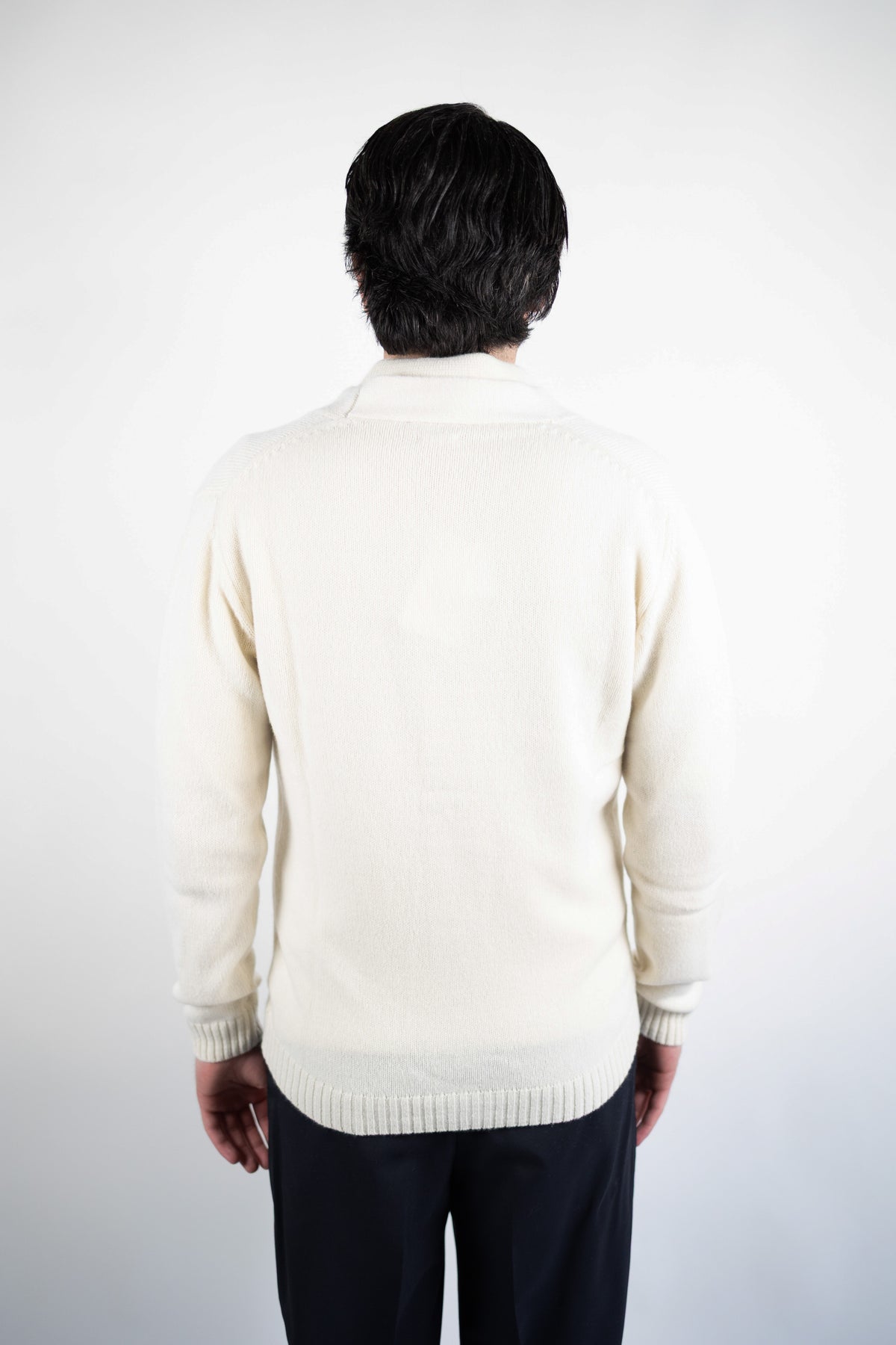 CARDIGAN IN CASHMERE TINTO FILO DANIELE FIESOLI
