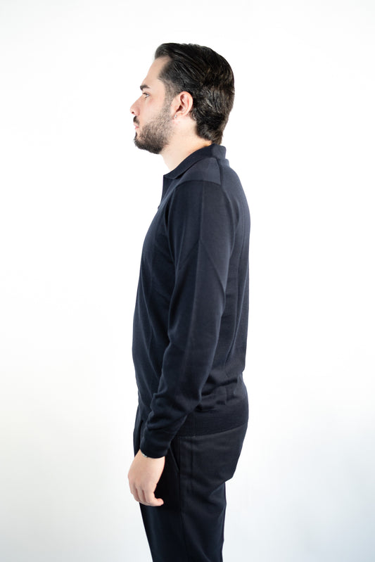 POLO SKIPPER ATHLEISURE BLU GRAN SASSO