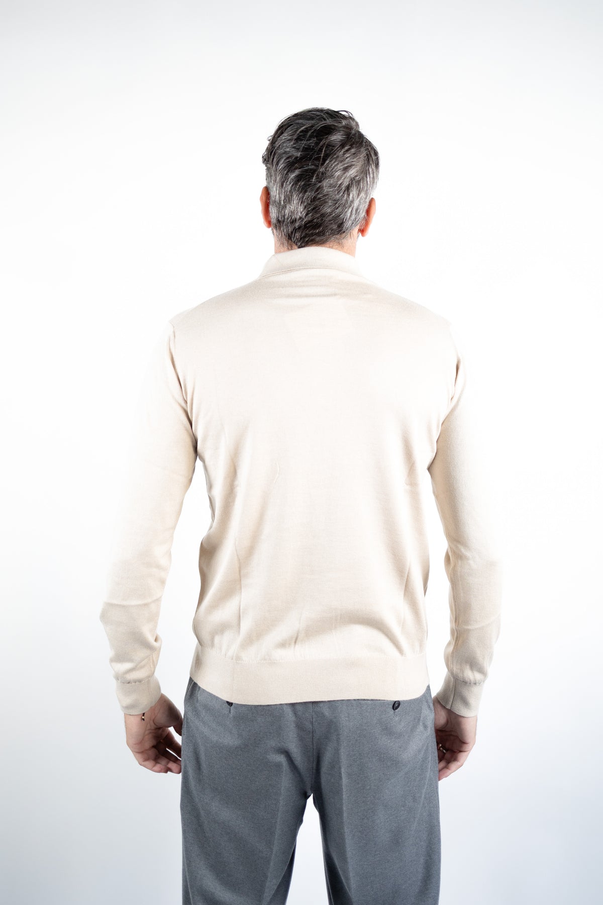 POLO SETA & CASHMERE BEIGE DELLA CIANA