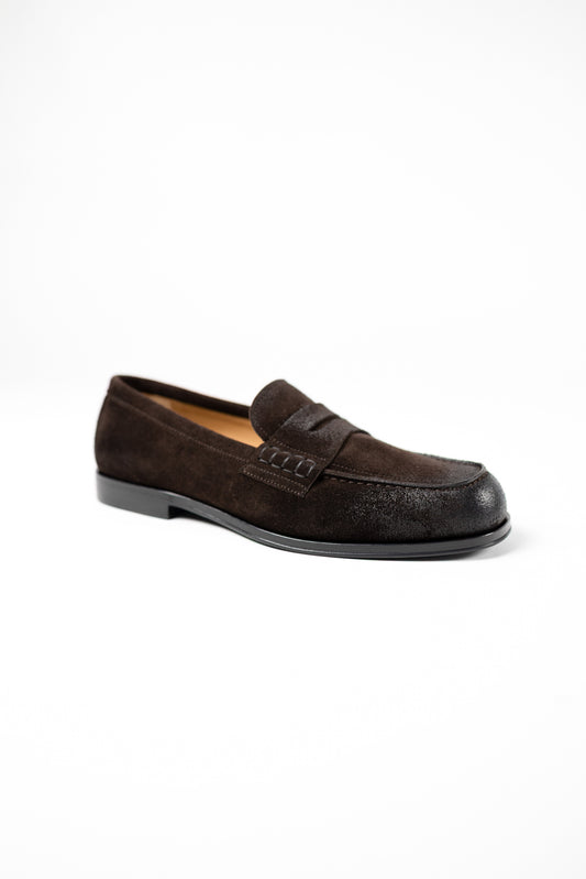 MOCASSINO VITO PUNTA QUADRATA IN SUEDE T-MORO HENDERSON BARACCO