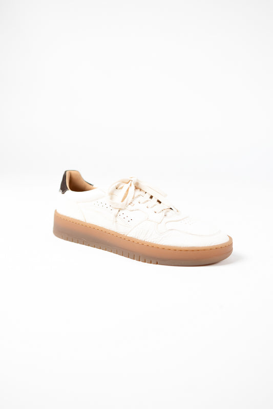 SNEAKERS IN PELLE DI CERVO BURRO LEMARGO