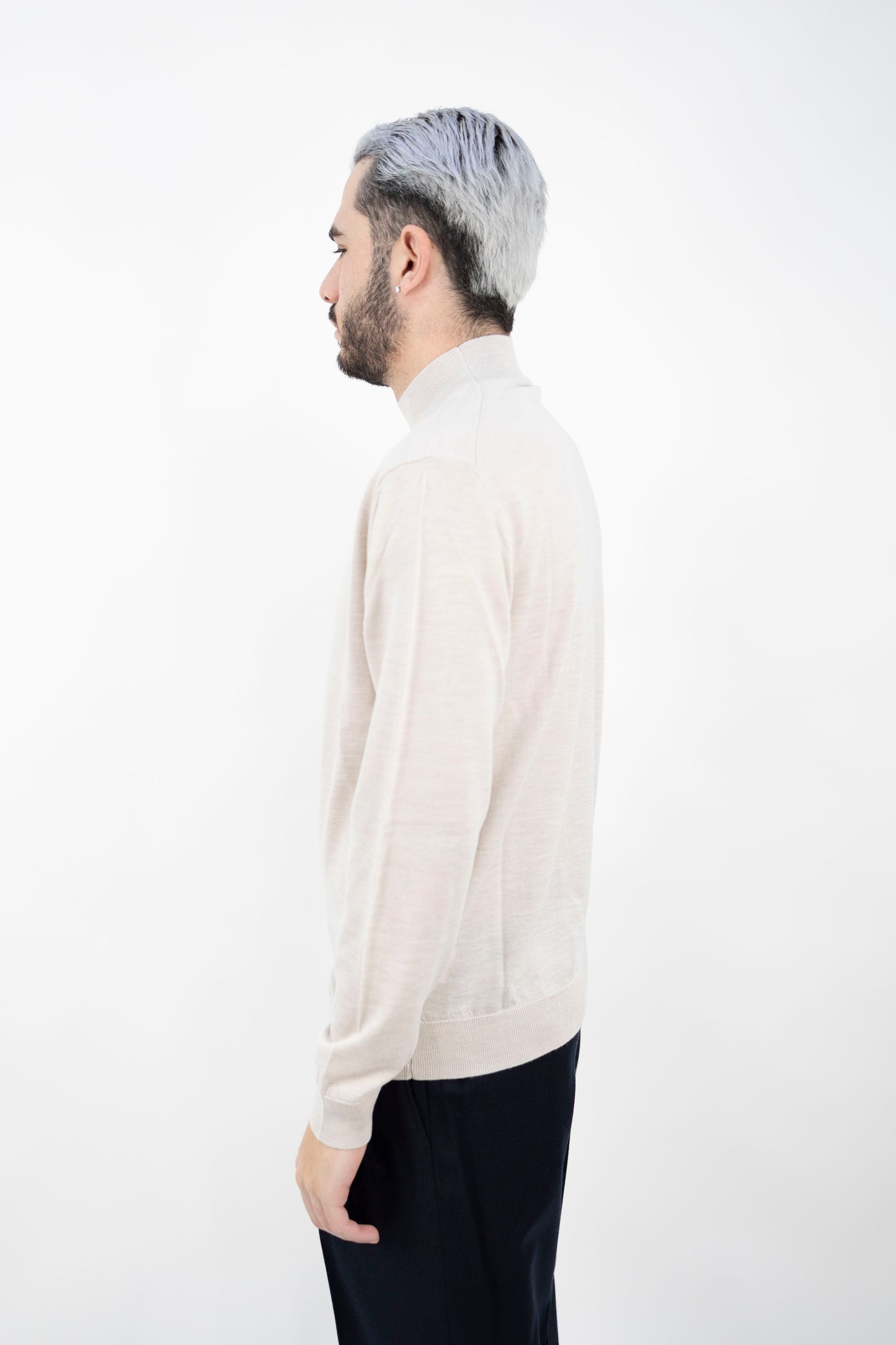 LUPETTO LANA EXTRAFINE CREMA DF0029 09 DANIELE FIESOLI