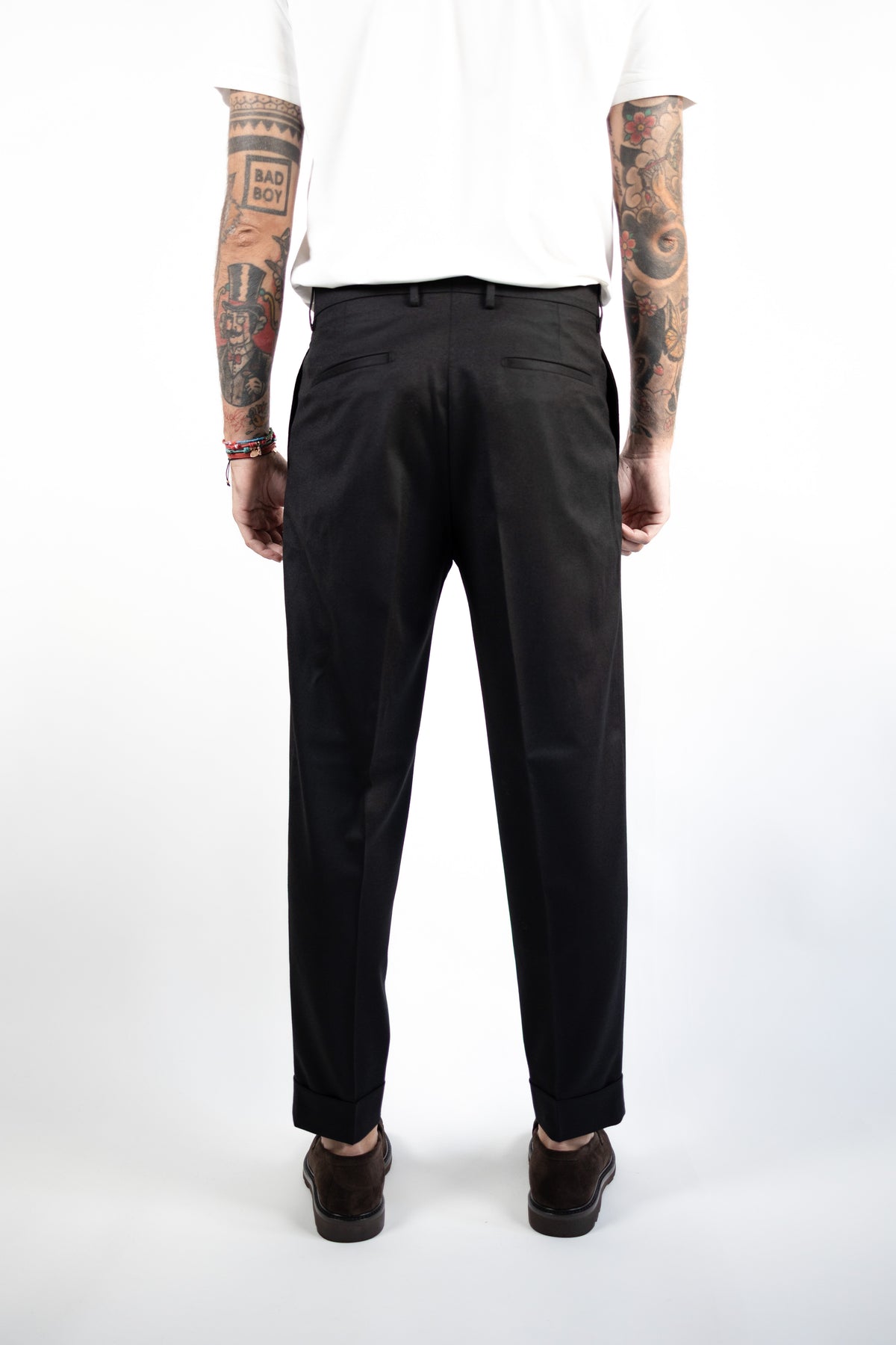 PANTALONE CHIAIA VITALE BARBERIS BLACK BERWICH