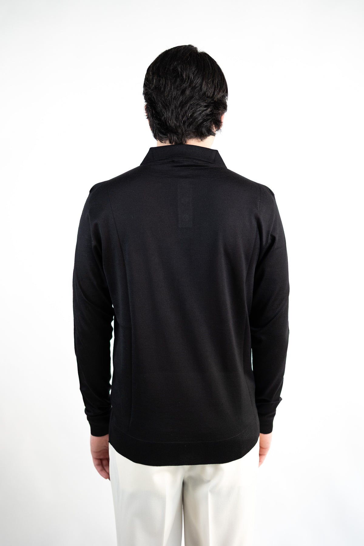 POLO IN LANA MERINO EXTRAFINE & SETA DANIELE FIESOLI