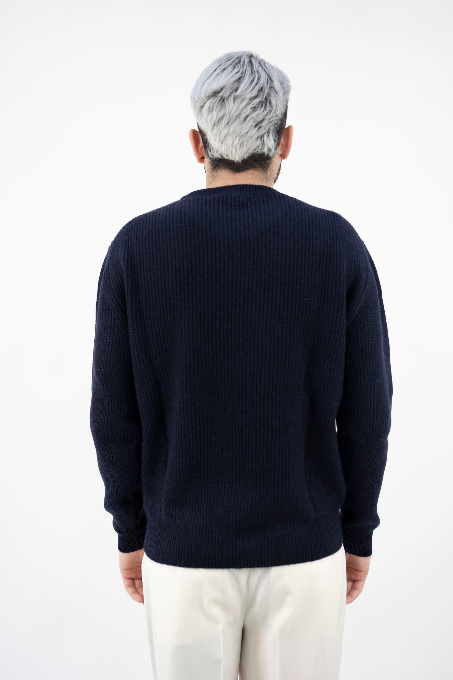 GIROCOLLO IN CASHMERE NAVY WS3390 023 DANIELE FIESOLI