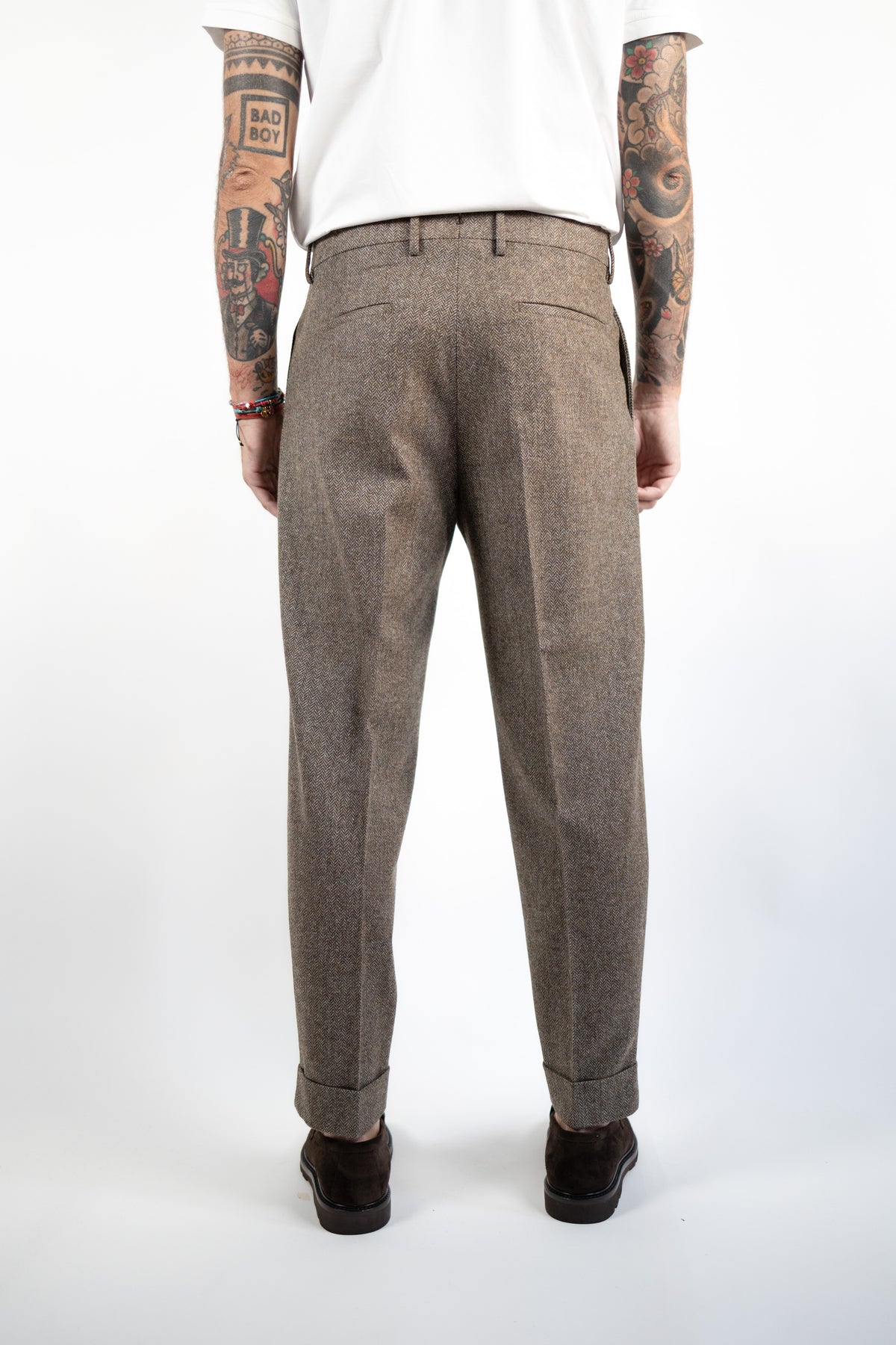 PANTALONE CHIAIA SPIGATO GREIGE BERWICH