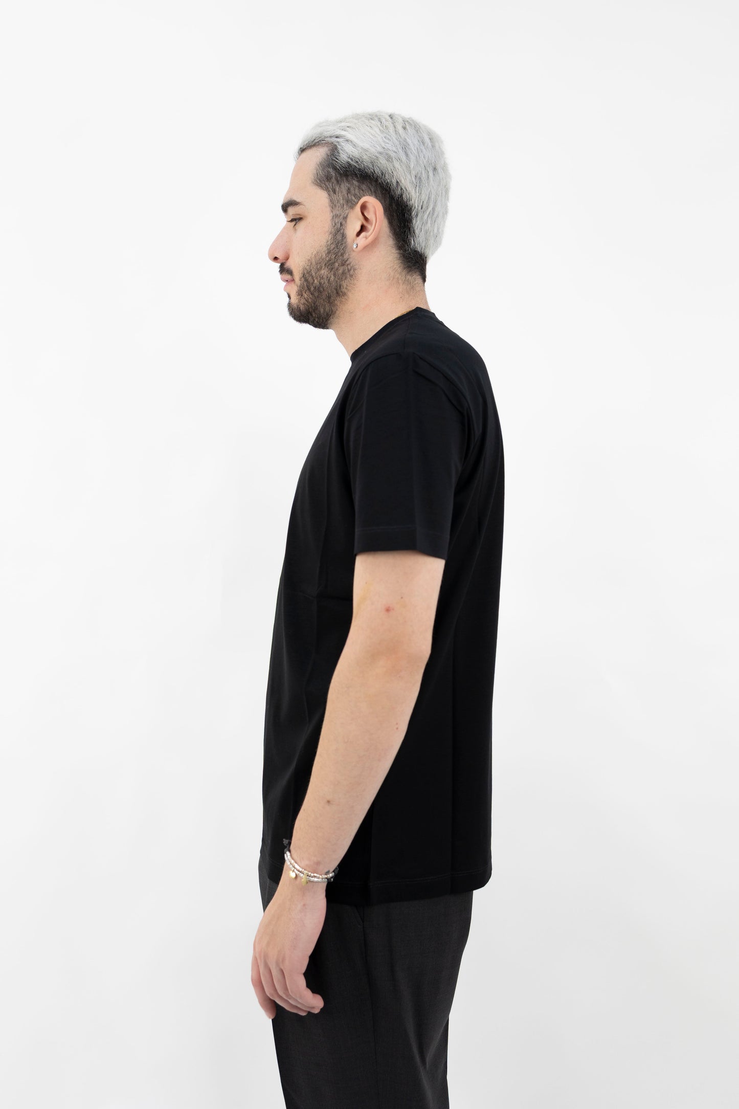 T-SHIRT COTONE NERO 2565202/90R Altea