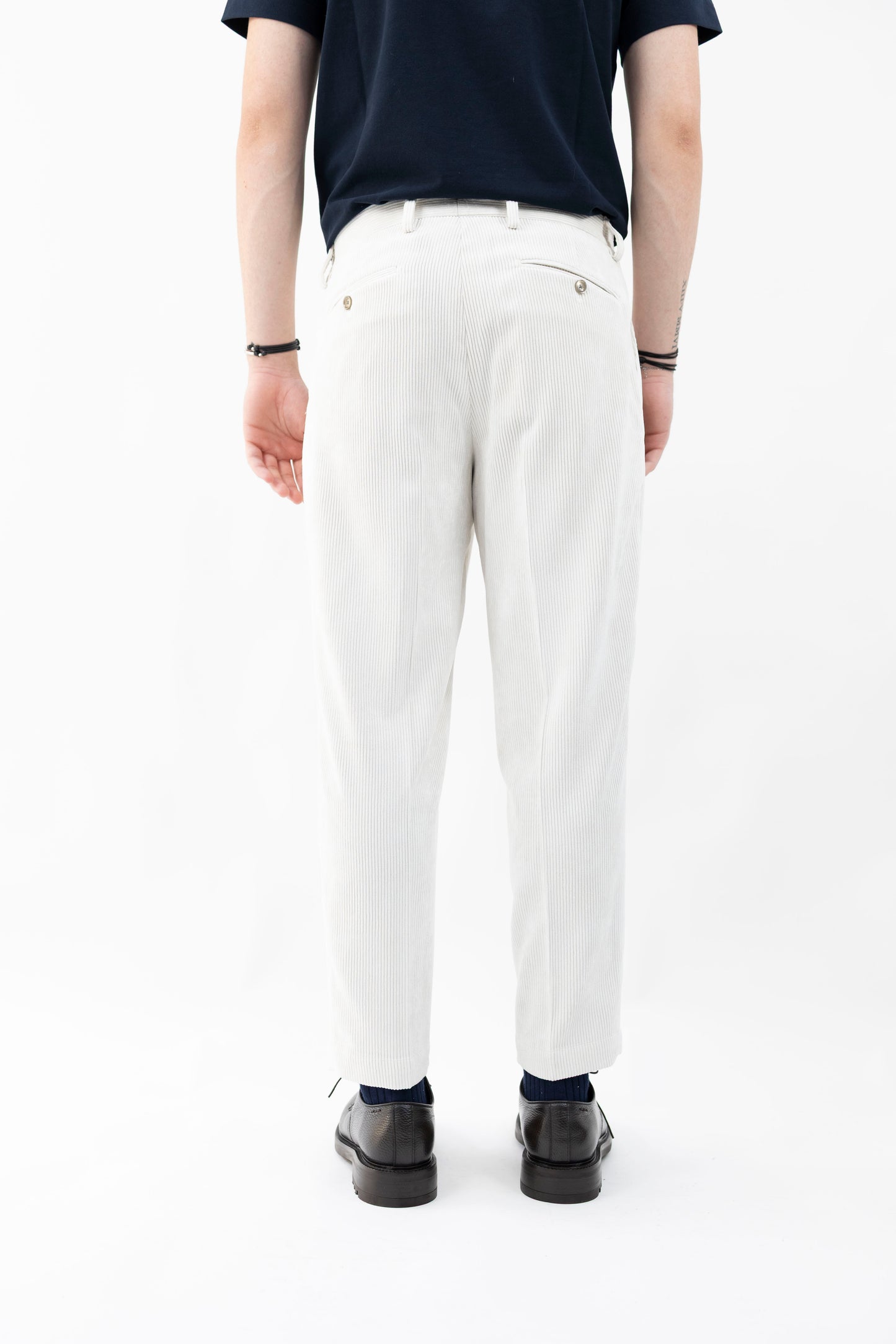 PANTALONE VELLUTO A COSTINE PORTOBELLOSQD 400158 120 Quattro decimi BY Briglia