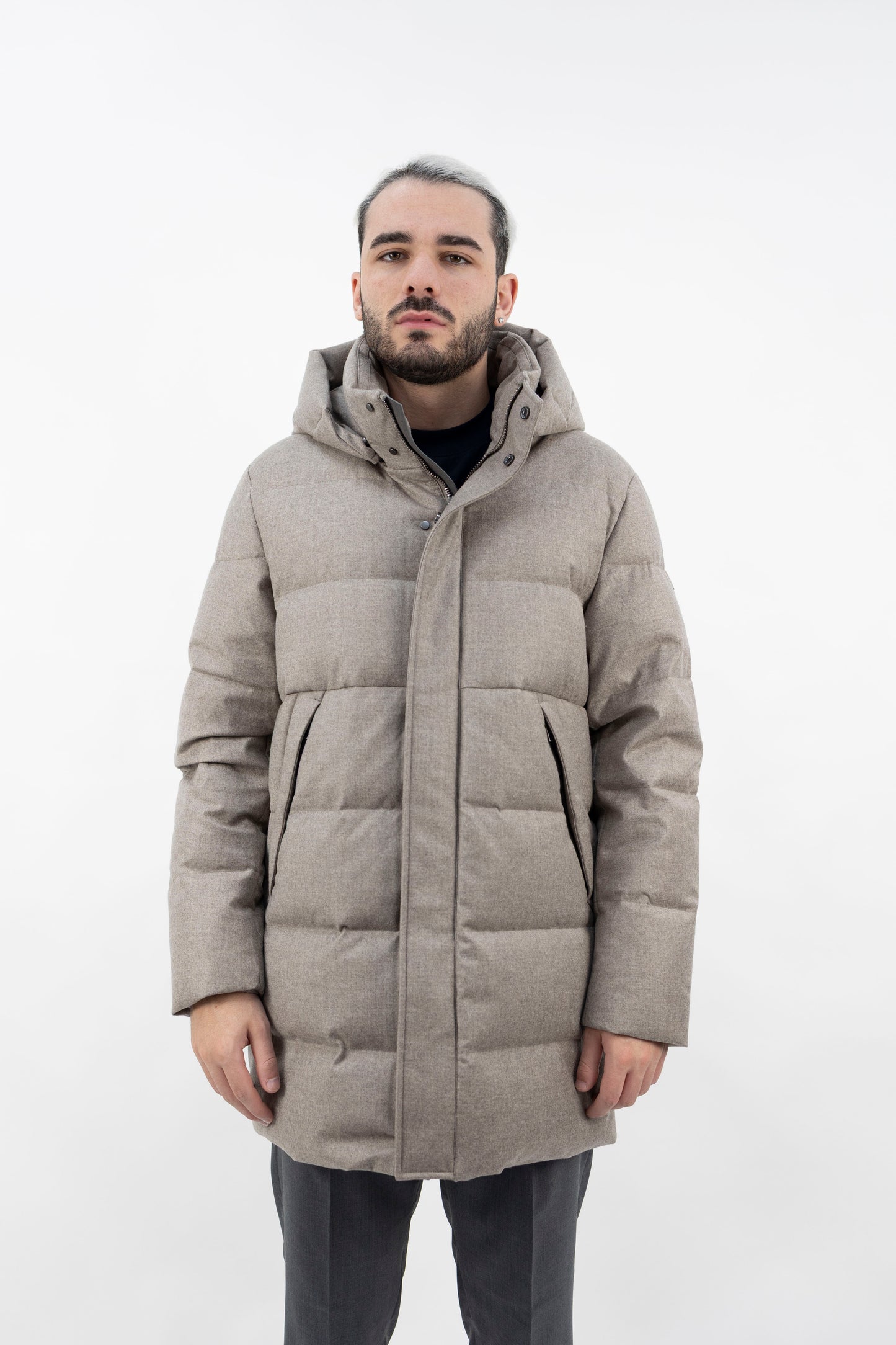 GIUBBINO PARKA BEIGE MAGNUS LEVIGO 204 DUNO