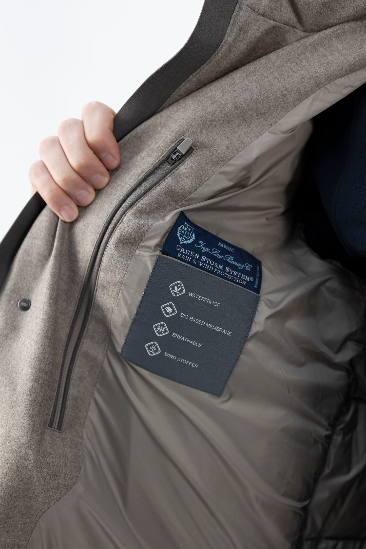 GIUBBINO PARKA BEIGE MAGNUS LEVIGO 204 DUNO