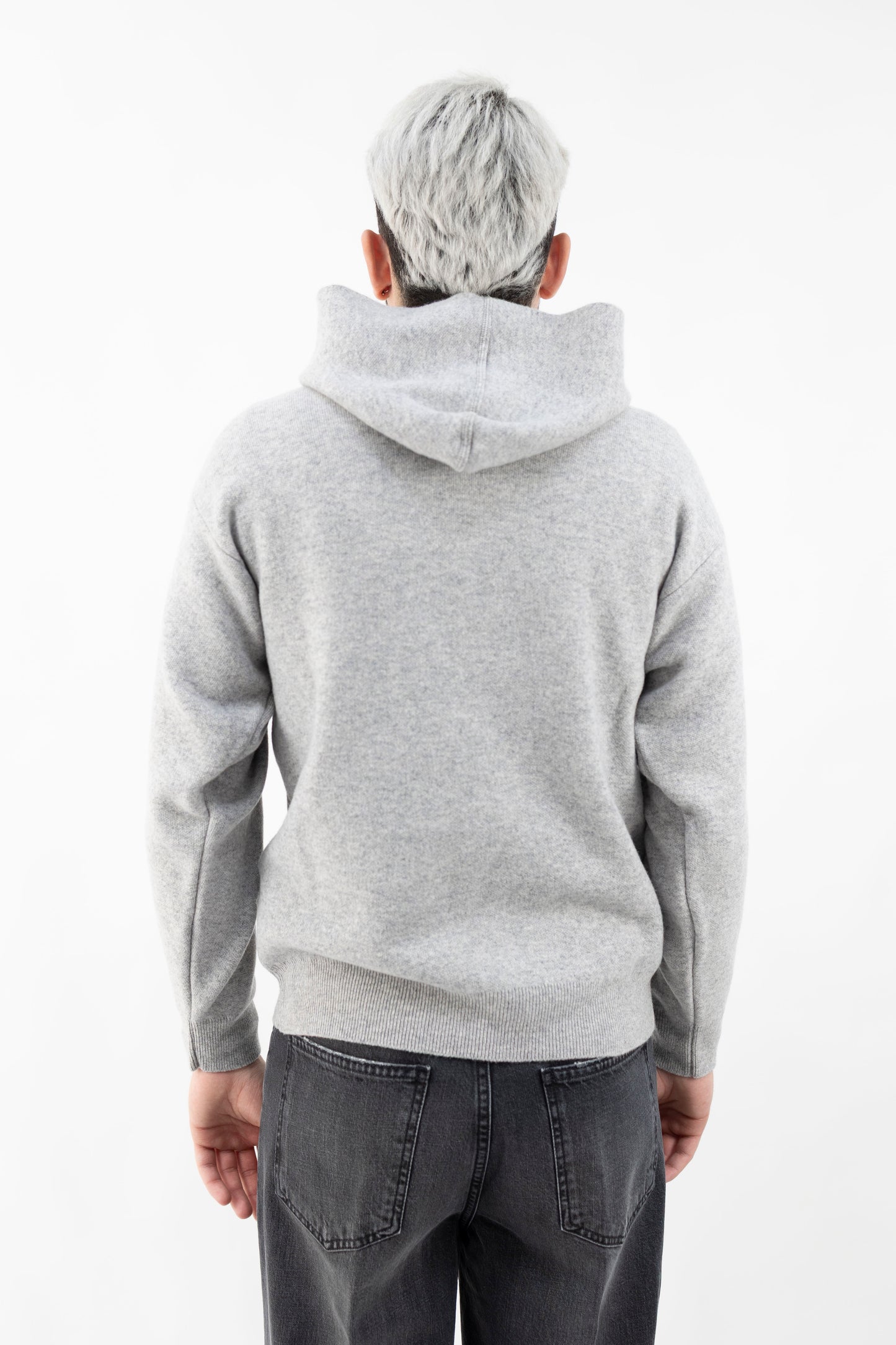 FELPA IN CASHMERE GRIGIO DF1104 010 DANIELE FIESOLI