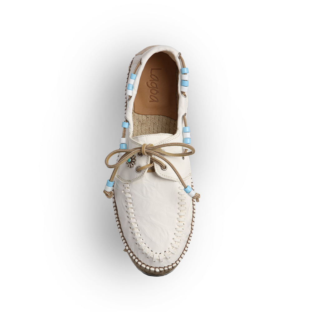 SCARPA TOPSIDERS IN PELLE NAUTICO PARKER LAGOA