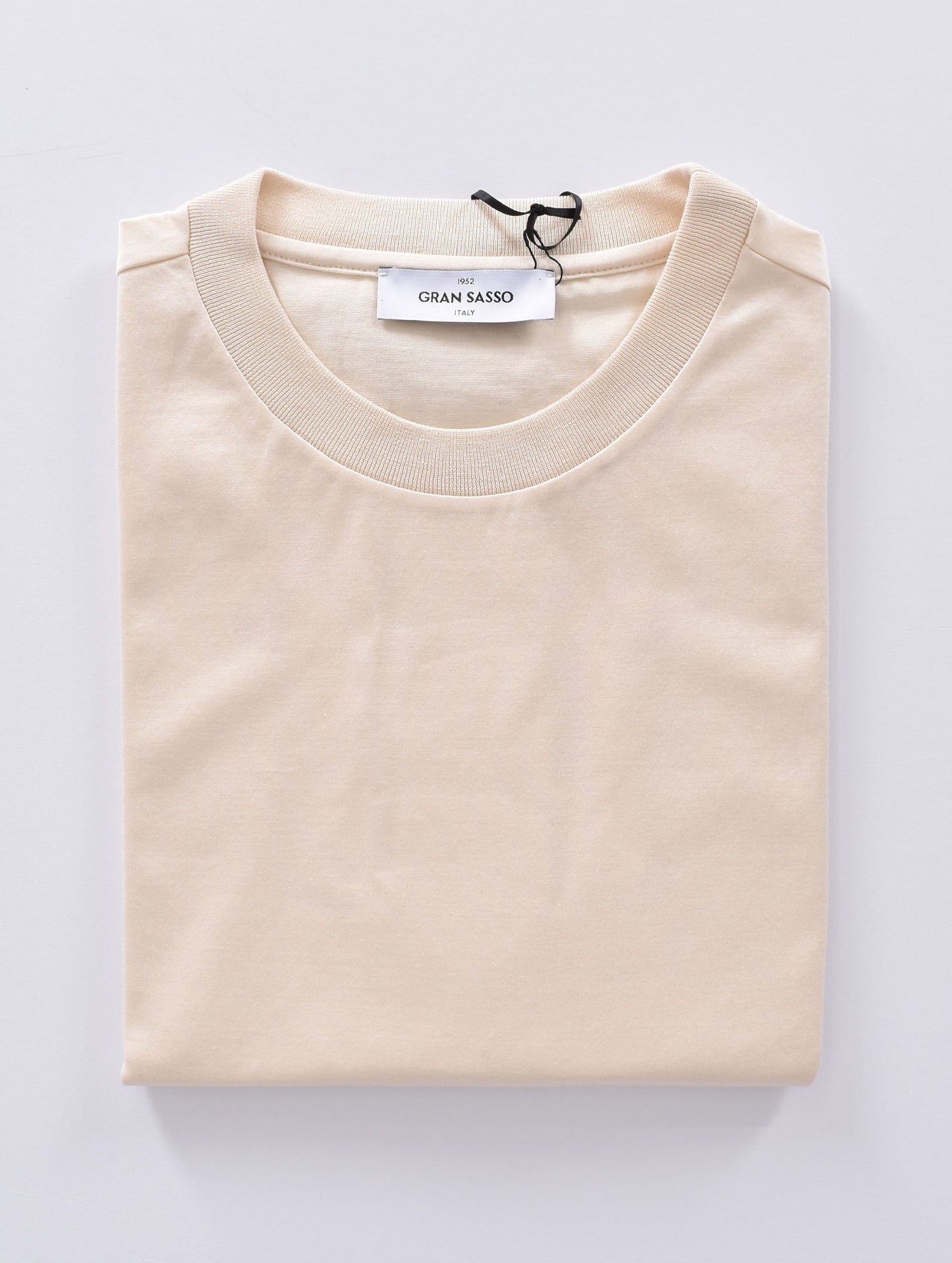 T-SHIRT SABBIA FILO DI SCOZIA 60133/74002 012 GRAN SASSO