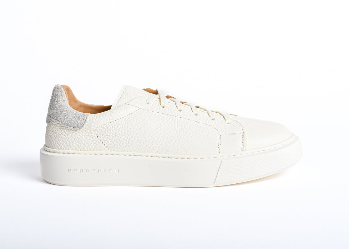 Sneakers in pelle di vitello LEONE.9 burro  HENDERSON BARACCO