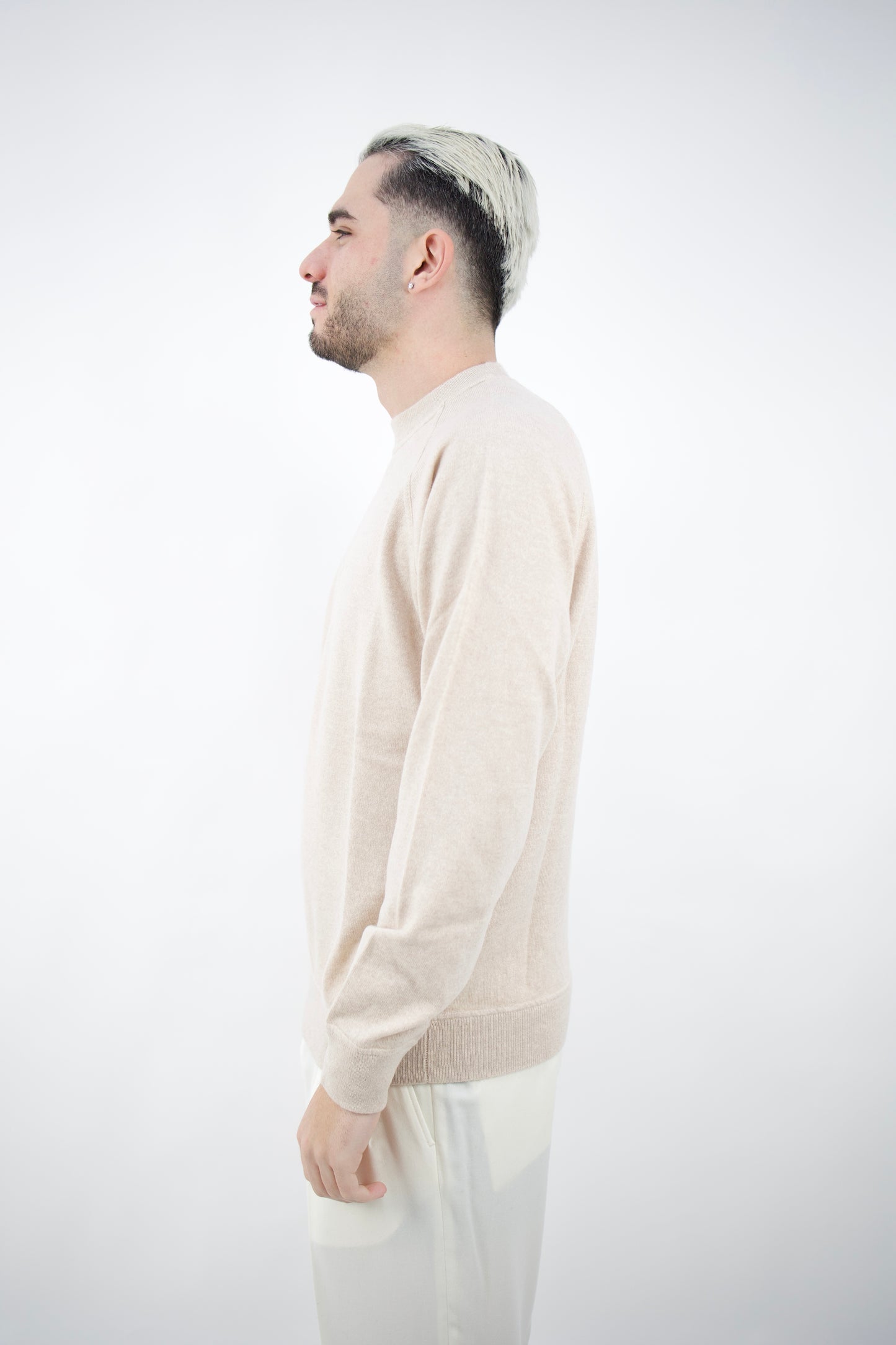 MAGLIONE TAGLIO FELPA CASHMERE MIELE DC9-07232 Della Ciana