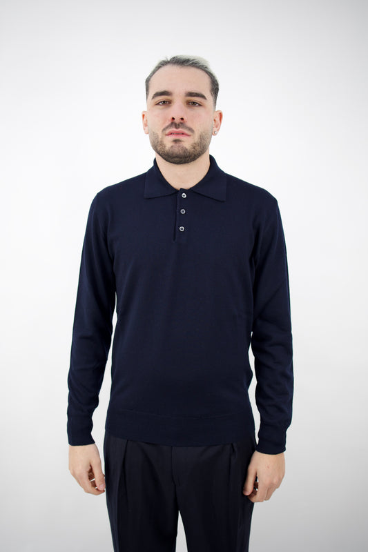 POLO IN LANA NAVY 2561102/01R Altea
