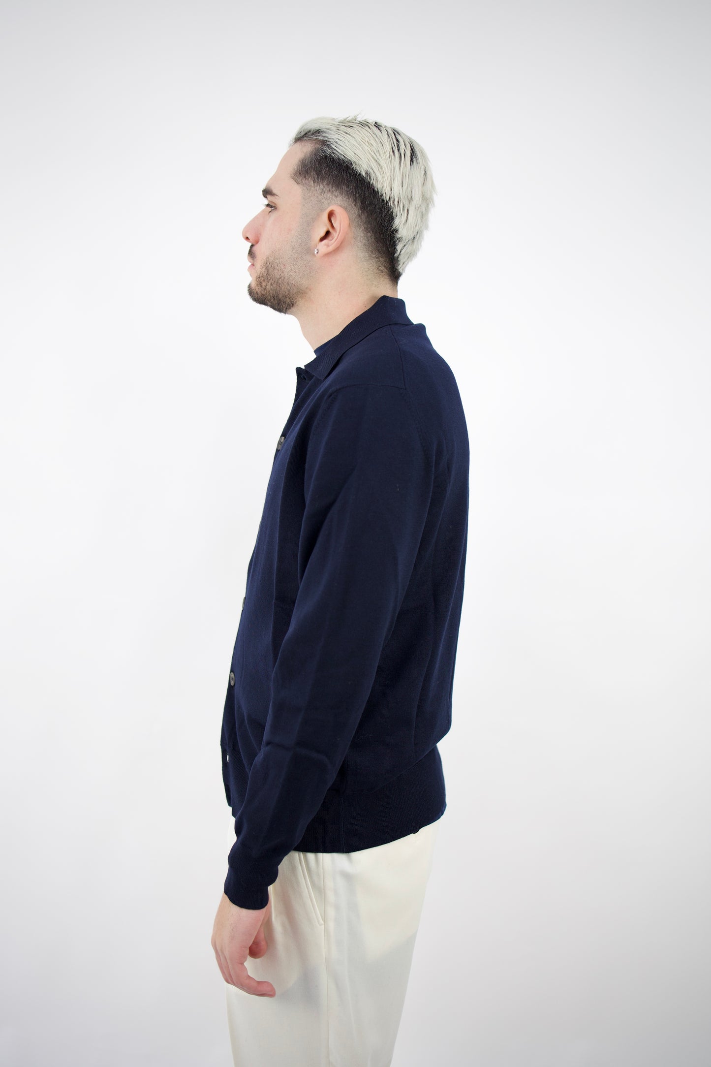 POLO CAMICIA IN LANA NAVY 2561106/01R Altea