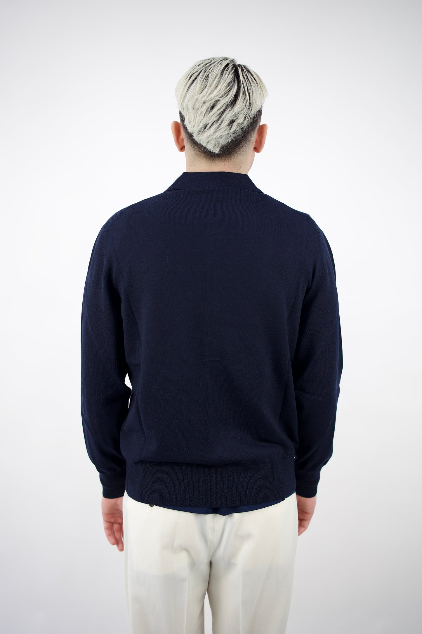 POLO CAMICIA IN LANA NAVY 2561106/01R Altea