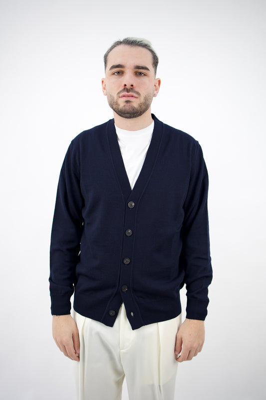CARDIGAN IN LANA MERINO NAVY 2561103/01R Altea