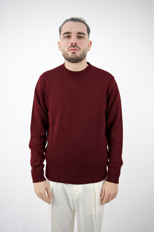 MAGLIA GIROCOLLO IN LANA BORDEAUX 2561090/69R Altea