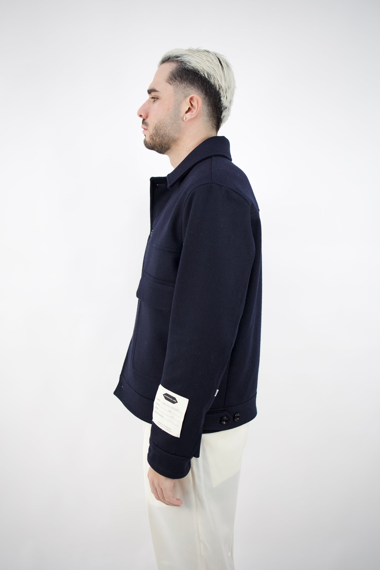 GIACCA CAMICIA IN LANA BLU YUMA/2K142 FW25 0001 New York Resident