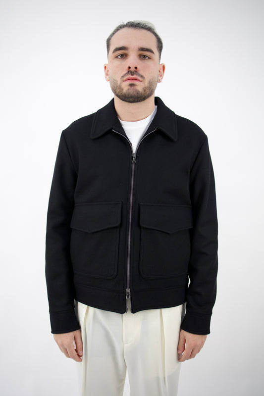 GIUBBINO LANA&CASHMERE NERO 57516/9 9369 L.B.M.