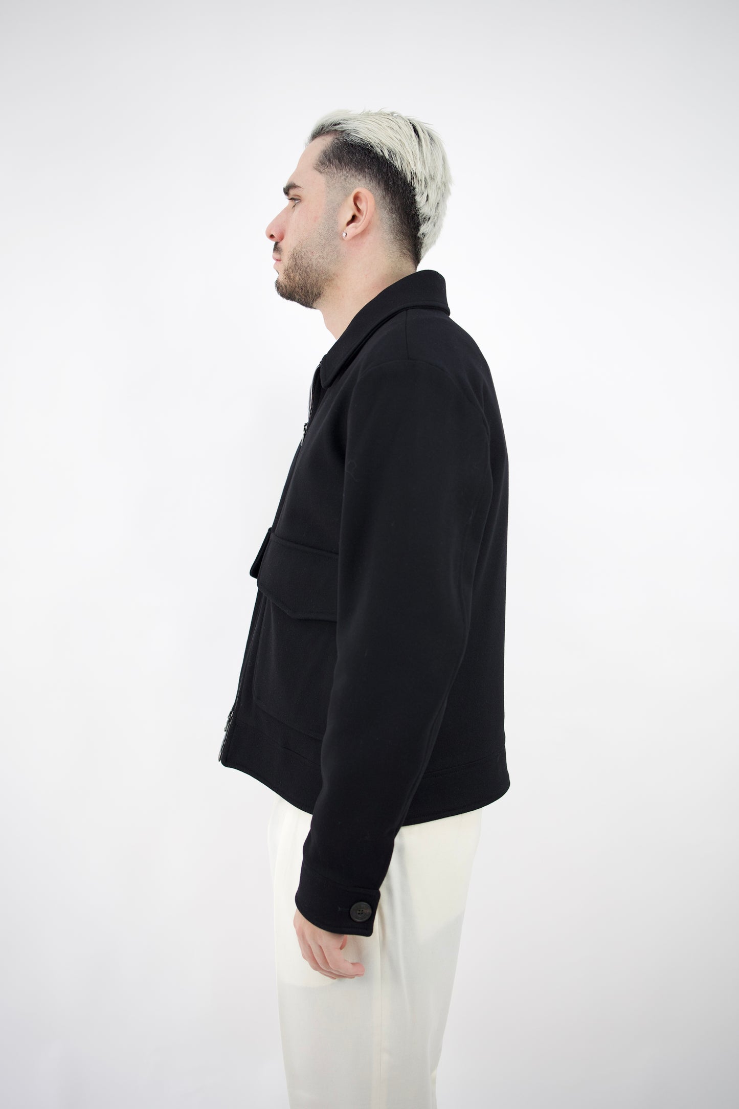 GIUBBINO LANA&CASHMERE NERO 57516/9 9369 L.B.M.